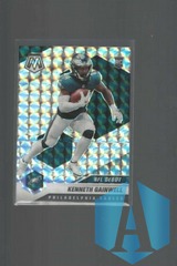 2021 Panini Mosaic Green Prizm Kenneth Gainwell #254 Rookie Eagles